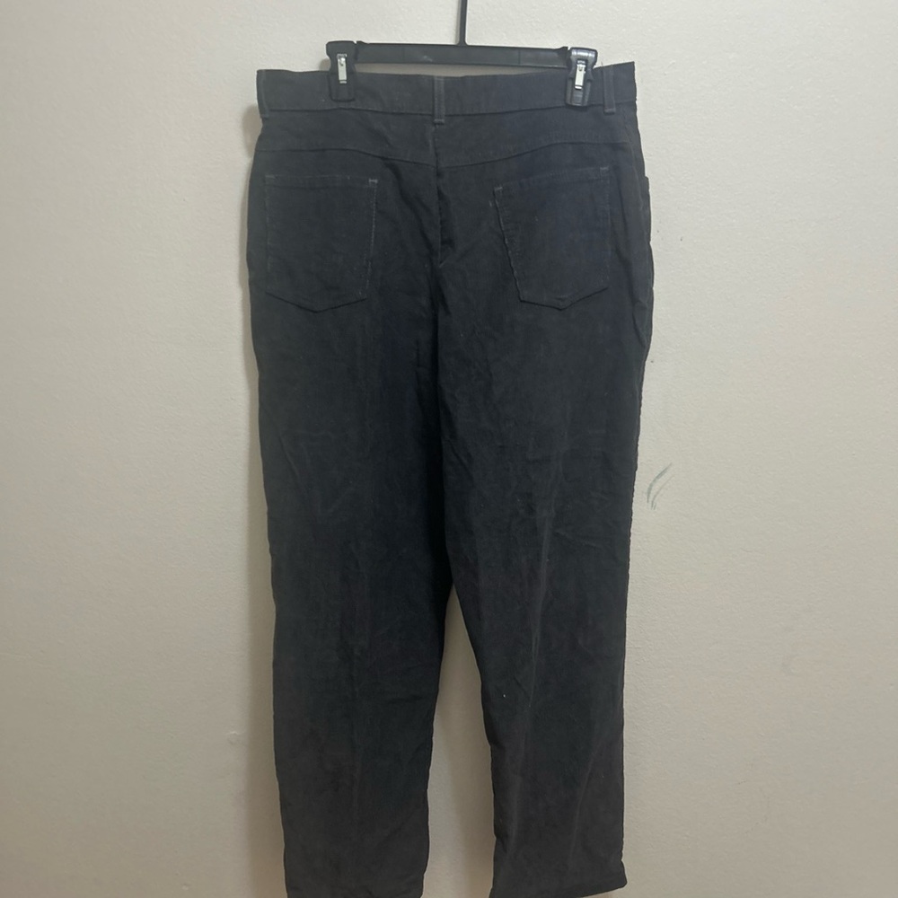 Black Suede Pants